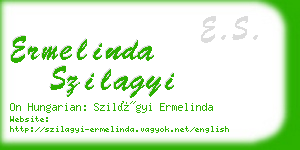 ermelinda szilagyi business card